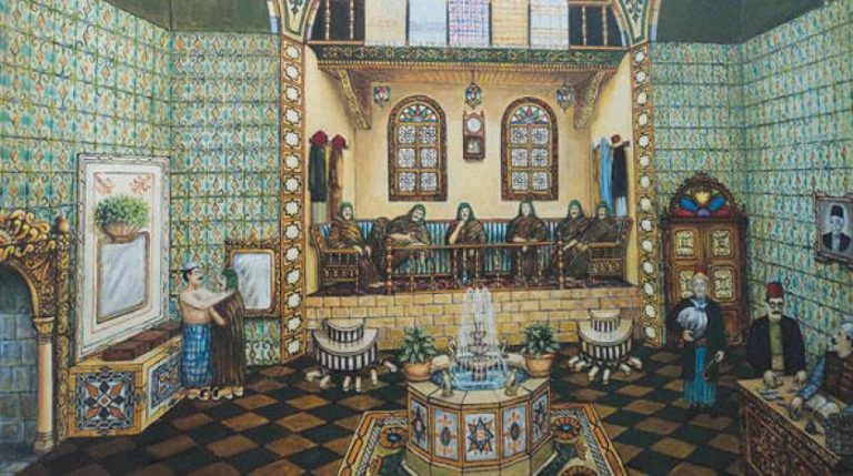 damascus bathroom - الحمام الدمشقي